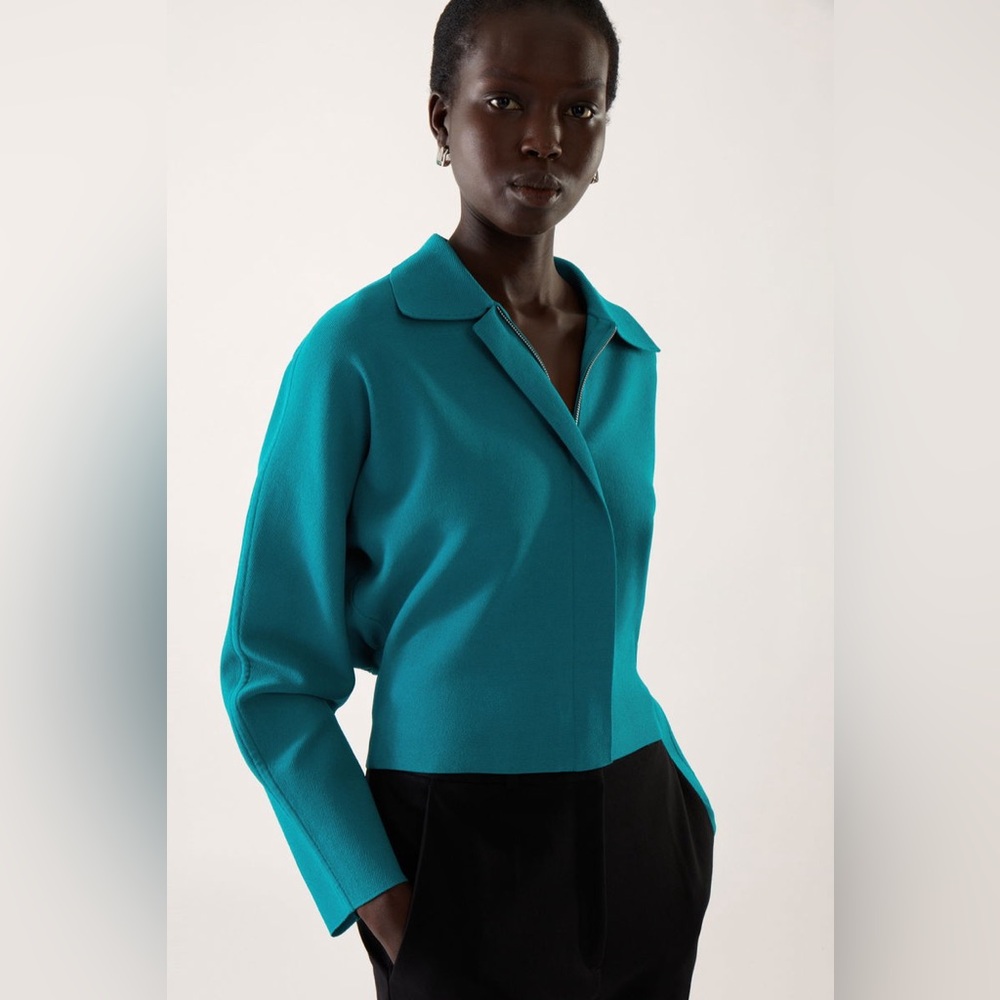 COS Teal Blazer